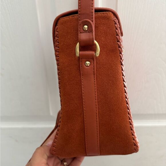 Brand new Sancia the Mini Milla Jet Set leather Bag in Cognac - Picture 3 of 16